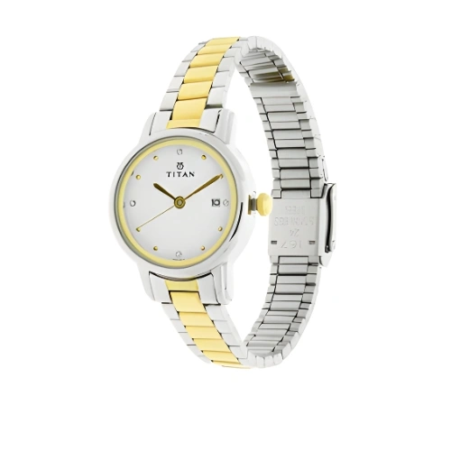 Titan Karishma White Dial Women Watch – 2572BM01