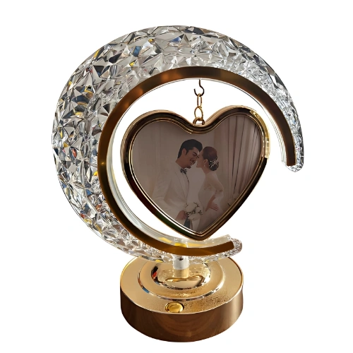 Half moon light photo frame
